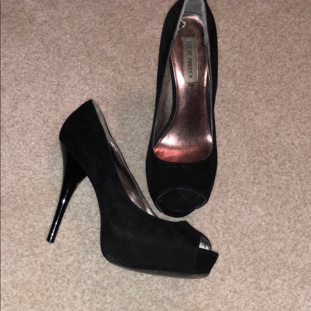 Black heels by Steve Madden